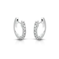 Earrings Buonocore Woman HOOPS in Gold Diamante 0.15 Ct 764O01DW - 764O01DW